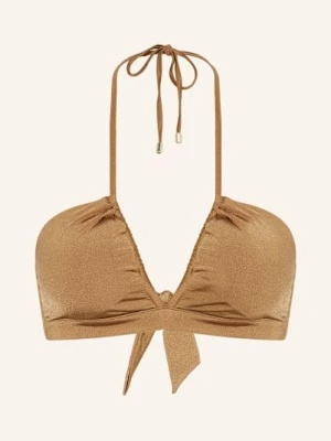 Max Mara Beachwear Góra Od Bikini Wiązana Na Szyi Adriene braun