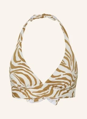 Max Mara Beachwear Góra Od Bikini Wiązana Na Szyi Alberta beige