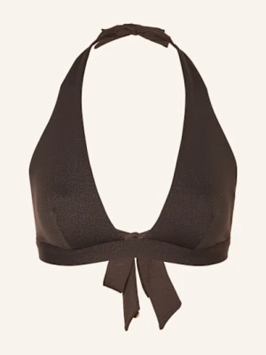 Max Mara Beachwear Góra Od Bikini Wiązana Na Szyi Ariella braun