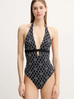Max Mara Beachwear jednoczęściowy strój kąpielowy dwustronny kolor czarny miękka miseczka 2516831189600