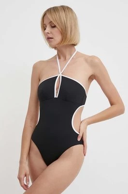 Max Mara Beachwear jednoczęściowy strój kąpielowy kolor czarny miękka miseczka 2416831279600