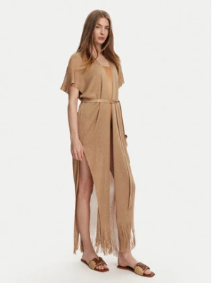 Max Mara Beachwear Kimono Zarelia 2516691029 Różowy Relaxed Fit