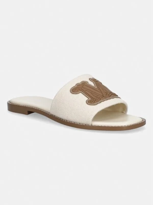 Max Mara Beachwear klapki na płaskim obcasie damskie Bchcaucaso