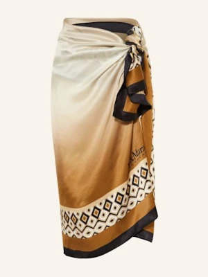 Max Mara Beachwear Pareo Ottico braun