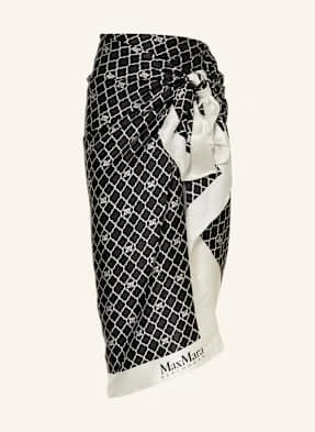 Max Mara Beachwear Pareo Ottico schwarz