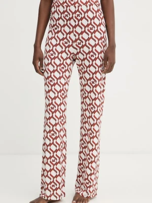 Max Mara Beachwear spodnie damskie z wiskozy ABATE