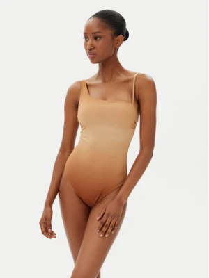 Max Mara Beachwear Strój kąpielowy Carmela 2516831169 Pomarańczowy