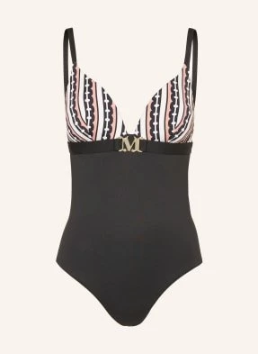 Max Mara Beachwear Strój Kąpielowy Cristal schwarz