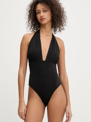 Max Mara Beachwear strój kąpielowy jednoczęściowy damski CALLE czarny