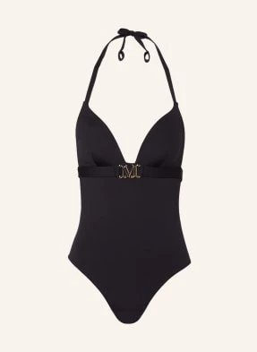 Max Mara Beachwear Strój Kąpielowy Wiązany Na Szyi Celine schwarz