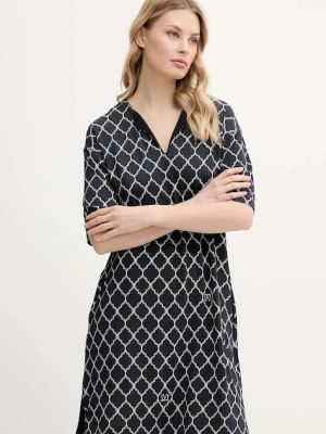 Max Mara Beachwear sukienka plażowa granatowy