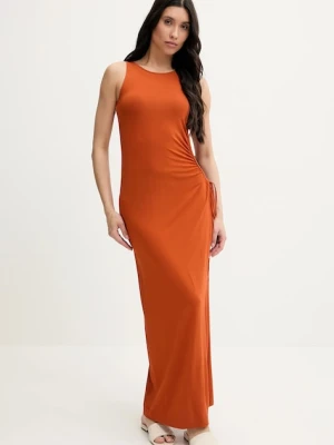 Max Mara Beachwear sukienka plażowa pomarańczowy
