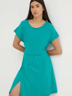 Max Mara Beachwear sukienka plażowa turkusowy