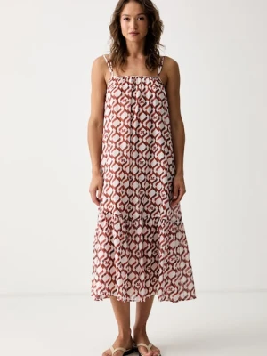 Max Mara Beachwear sukienka plażowa damska ALISSO brązowy