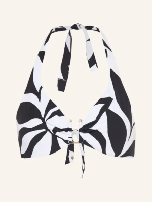 Max Mara Beachwear Top Bikini Z Wiązaniem Na Szyi Bchavena schwarz