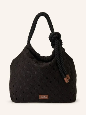 Max Mara Beachwear Torba Plażowa Bcharte schwarz