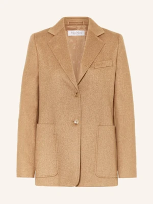 Max Mara Blezer Z Wielbłądzią Sierścią Belluno braun