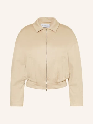 Max Mara Bluza Rozpinana Argenta Z Dodatkiem Jedwabiu braun