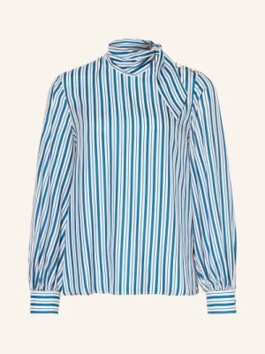 Max Mara Bluzka Bingo Z Jedwabiu blau
