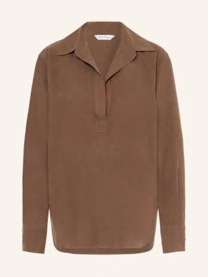 Max Mara Bluzka Mirko Z Jedwabiu braun