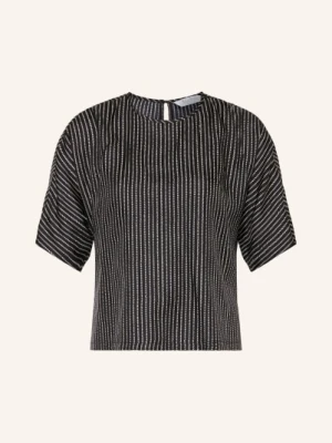 Max Mara Bluzka Nordica Z Jedwabiu Z Rękawami 3/4 schwarz