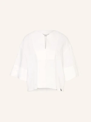 Max Mara Bluzka Sospiro Z Lnu Z Rękawami 3/4 weiss