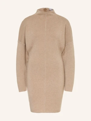 Max Mara Dzianinowa Sukienka Racconto Z Kaszmirem beige