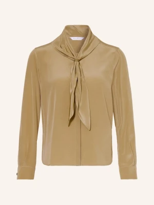 Max Mara Jedwabna Bluzka Dry gruen KHAKI