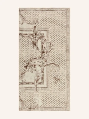 Max Mara Jedwabna Chusta Acarre beige