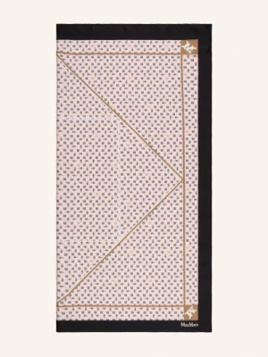 Max Mara Jedwabna Chusta Acarre rosa