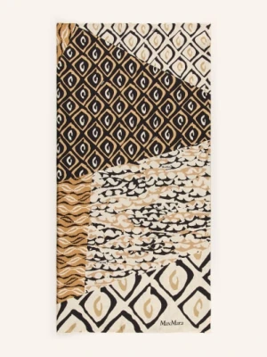 Max Mara Jedwabna Chusta Carre90W1 beige