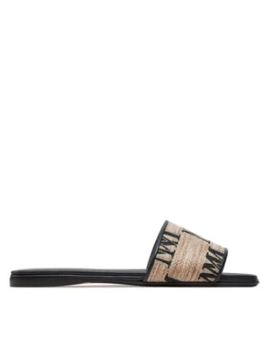 Max Mara Klapki Logoslide 2414521332600 Beżowy