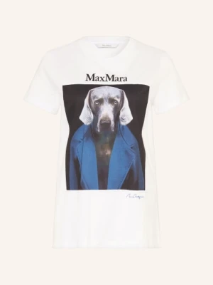 Max Mara Koszulka Calca weiss