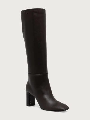 Max Mara kozaki damskie skórzane