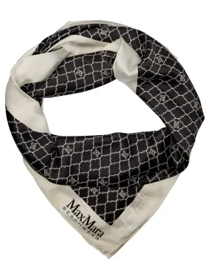 Max Mara Leisure Jedwabna chusta OTTICO