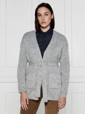 Max Mara Leisure Kardigan | Regular Fit | z dodatkiem wełny