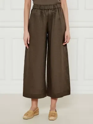 Max Mara Leisure Lniane spodnie MINNIE | Relaxed fit