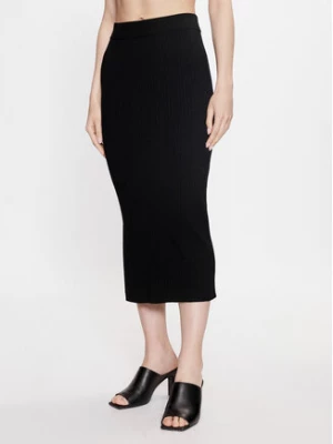 Max Mara Leisure Spódnica midi Orosei 2333060134 Czarny Regular Fit