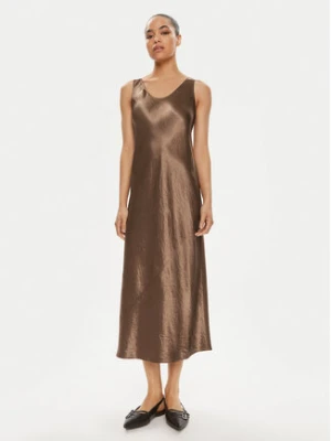 Max Mara Leisure Sukienka codzienna Talete 2416221078 Brązowy Regular Fit