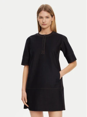 Max Mara Leisure Sukienka jeansowa 2516621017650 Granatowy Regular Fit