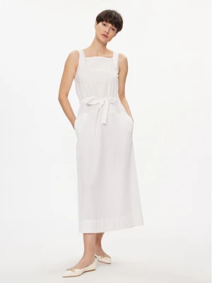 Max Mara Leisure Sukienka letnia Panfilo 2416221068 Biały Regular Fit