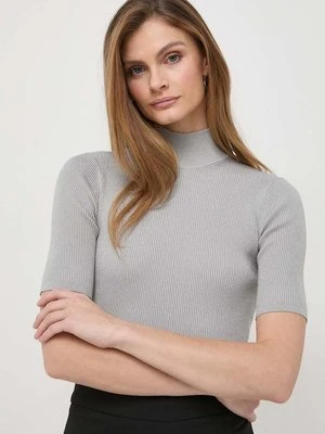 Zdjęcie produktu Max Mara Leisure sweter damski kolor szary lekki z golfem 2416361027600