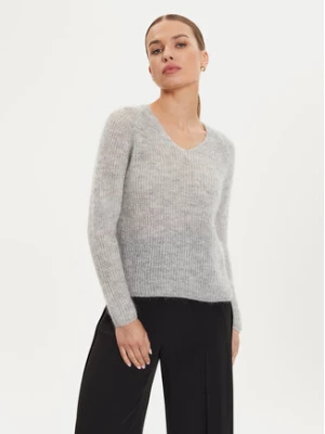 Max Mara Leisure Sweter Fresis 2426366118 Szary Relaxed Fit