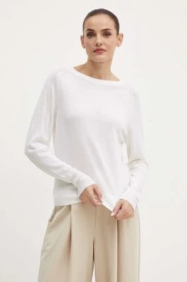 Max Mara Leisure sweter wełniany damski kolor beżowy lekki 2426366088600