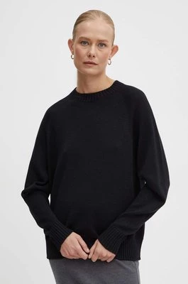 Max Mara Leisure sweter wełniany damski kolor czarny 2426366158600