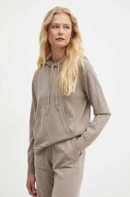 Max Mara Leisure sweter wełniany kolor beżowy lekki 2426366028600