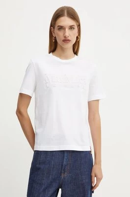 Max Mara Leisure t-shirt bawełniany damski kolor biały 2426946038600