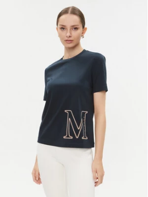 Max Mara Leisure T-Shirt Monviso 2339760336 Granatowy Regular Fit