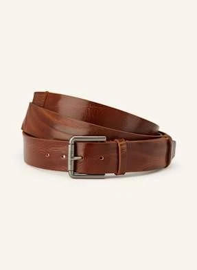 Max Mara Pasek Skórzany buckle40xlong braun