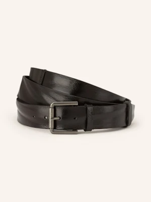 Max Mara Pasek Skórzany buckle40xlong schwarz